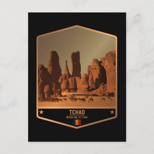Tschad Postkarte (Vorderseite)