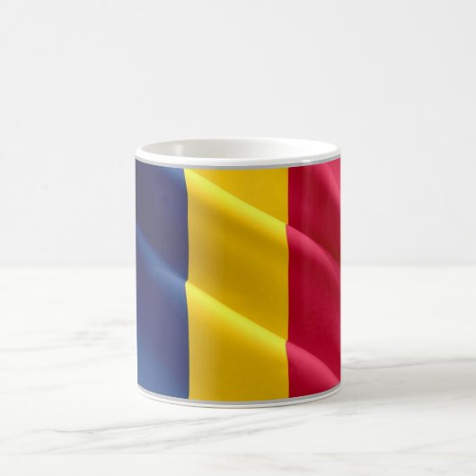 Tschad - Waving Flag - Kaffeetasse (Mittel)