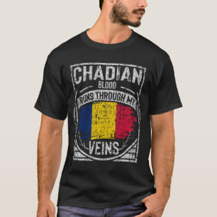 Tschadisches Blut fließt durch meine Adern T-Shirt