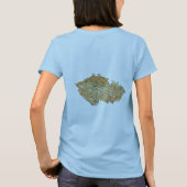 Tschechien-Flag + Karte + Text-T - Shirt (Rückseite)