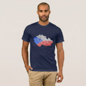 Tschechien Flagcolor Map T - Shirts (Vorne ganz)