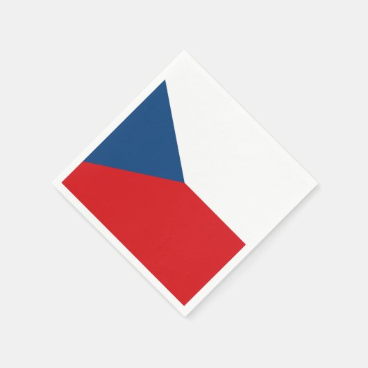 Tschechien Flagge Serviette (Ecke)