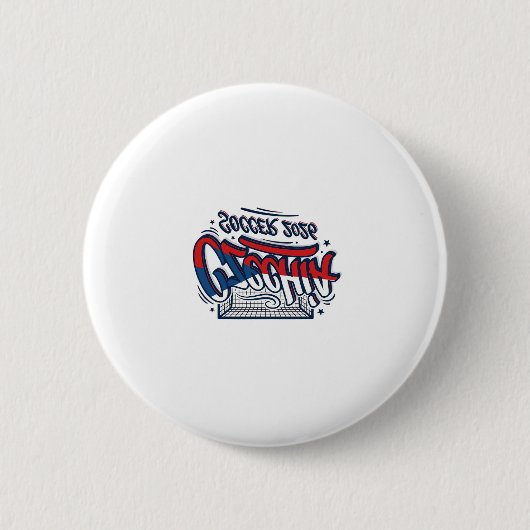 Tschechien Fußball 2026 Fußball Fett Land Typograf Button (Vorderseite)