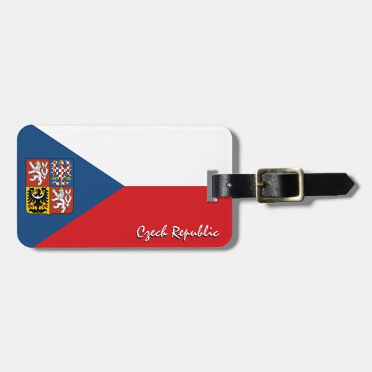 Tschechien Gepäckmarken, Patrioten der tschechisch Gepäckanhänger (Vorderseite horizontal)