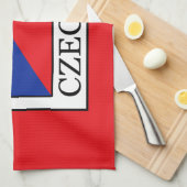 Tschechien Geschirrtuch (Viertel Falte)