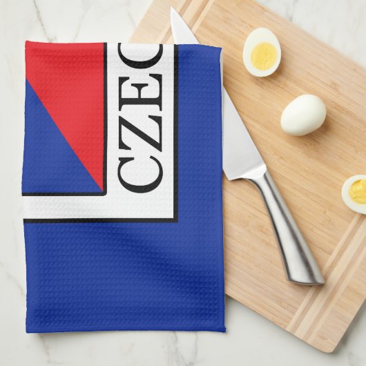 Tschechien Geschirrtuch (Viertel Falte)