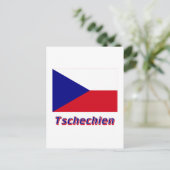 Tschechien mit Namen Postkarte (Stehend Vorderseite)