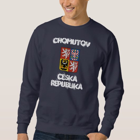 Tschechien mit Wappen Sweatshirt (Vorderseite)
