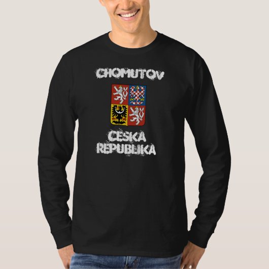 Tschechien mit Wappen T-Shirt (Vorderseite)