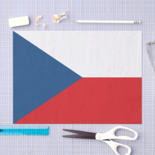 Tschechien Mode, Tschechische Flagge Tissue-Papier Seidenpapier