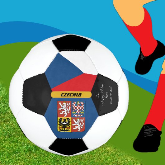 Tschechien Personalisiert, Flagge, Foto Fußball