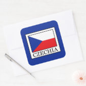 Tschechien Quadratischer Aufkleber (Umschlag)