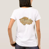Tschechien T - Shirt "Flag and Map" (Rückseite)