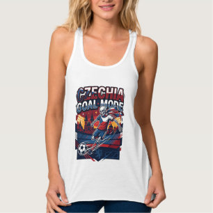 Tschechien Tor Modus Skelett Stürmer Nationen Stre Tank Top