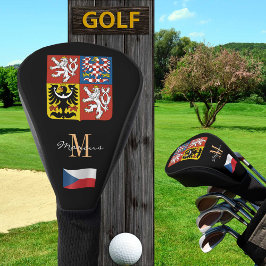 Tschechien und Tschechische Fahne Mit Monogramm Go Golf Headcover