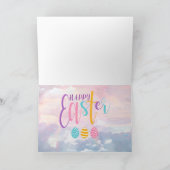 Tschechisch dekorierte Eierkarte Karte (Innenseite)