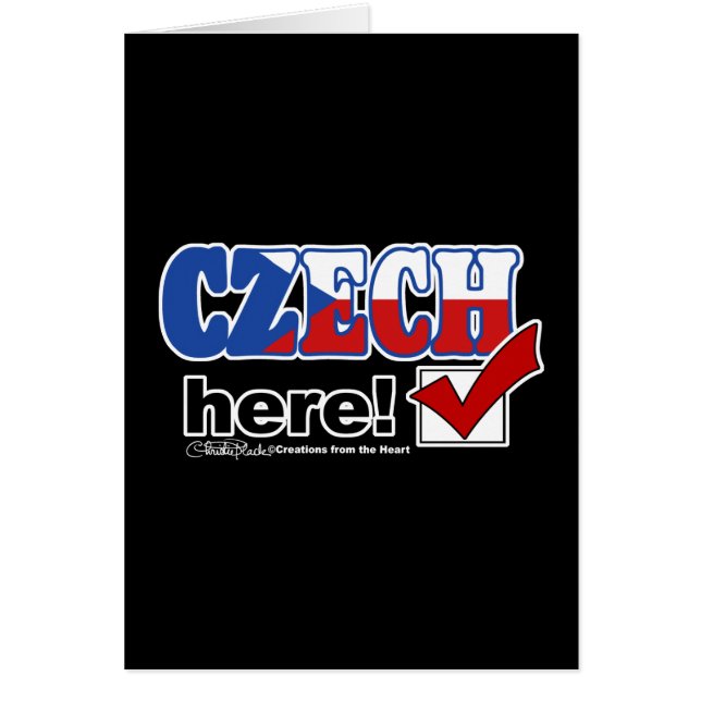 Tschechisch hier (dunkel) (Vorne)