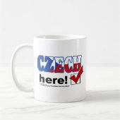 Tschechisch Hier (hell) Kaffeetasse (Links)