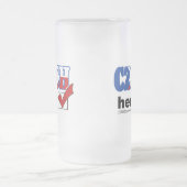 Tschechisch Hier (hell) Mattglas Bierglas (Mittel)