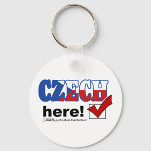 Tschechisch Hier (hell) Schlüsselanhänger