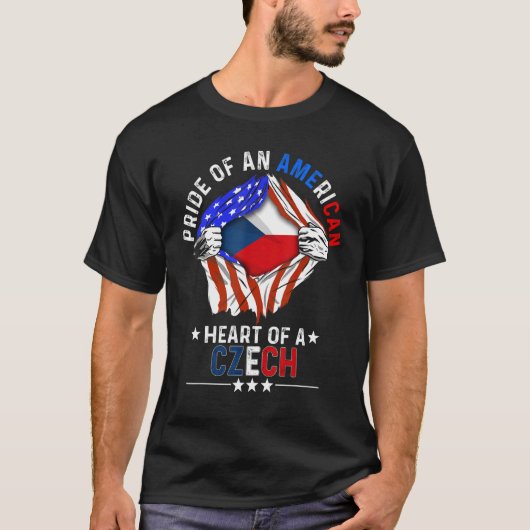 Tschechische Amerika Privileg Ausländisches Land T T-Shirt (Vorderseite)