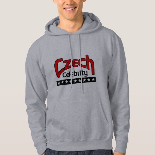 Tschechische Berühmtheit Hoodie (Vorderseite)