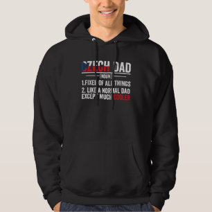 Tschechische Dad Roots Tschechische Republik Erbe Hoodie