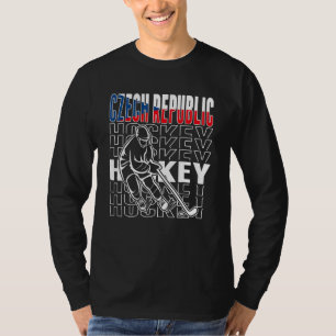 Tschechische Eishockeyfans Tschechische Hockey-Ma T-Shirt