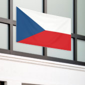 Tschechische Flagge Banner (Äußeres Gebäude)