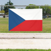 Tschechische Flagge Banner (Insitu)