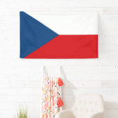 Tschechische Flagge Banner (Insitu)