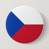 Tschechische Flagge Button (Vorderseite)