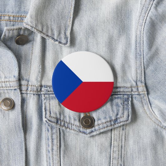 Tschechische Flagge Button (Beispiel)