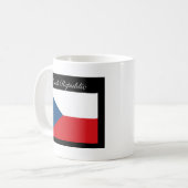 Tschechische Flagge - Ceska Republika Kaffeetasse (Vorderseite Links)