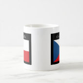 Tschechische Flagge - Ceska Republika Kaffeetasse (Mittel)