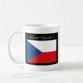 Tschechische Flagge - Ceska Republika Kaffeetasse (Links)