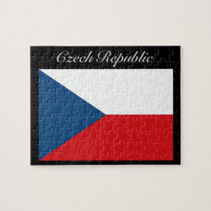 Tschechische Flagge - Ceska Republika Puzzle