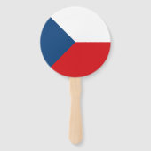 Tschechische Flagge Fächer (Rückseite)