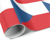 Tschechische Flagge Geschenkpapier (Rolleneckpunkt)