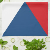 Tschechische Flagge Geschirrtuch (Gefaltet)