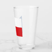 Tschechische Flagge Glas (Links)