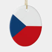 Tschechische Flagge Keramik Ornament (Rechts)