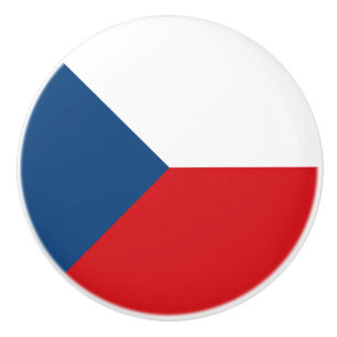 Tschechische Flagge Keramikknauf