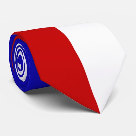 Tschechische Flagge Krawatte (Gerollt)