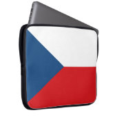 Tschechische Flagge Laptopschutzhülle (Vorne Rechts)