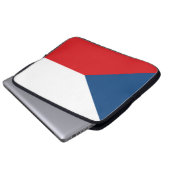Tschechische Flagge Laptopschutzhülle (Vorne Knopf)