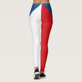 Tschechische Flagge Leggings (Rückseite)