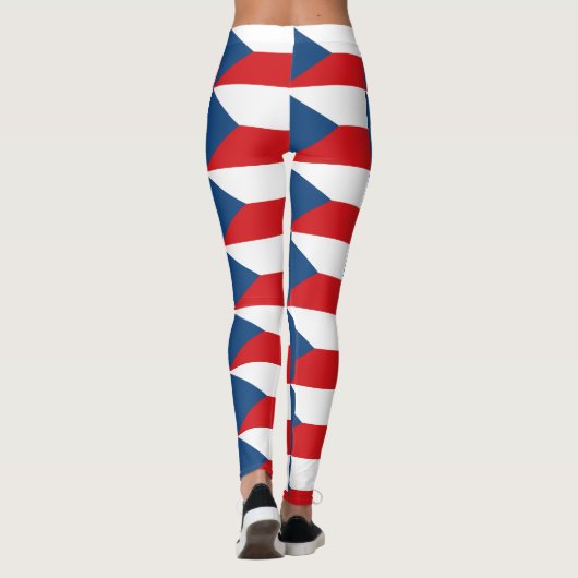 Tschechische Flagge Leggings (Rückseite)