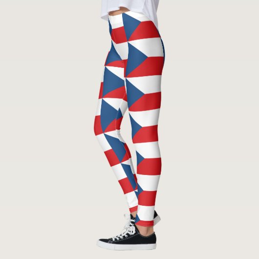 Tschechische Flagge Leggings (Links)