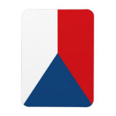 Tschechische Flagge Magnet (Vertikal)